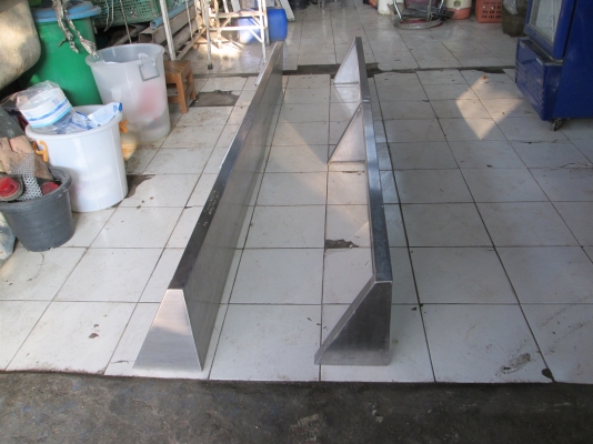 ชั้นวางแสตนเลส 2 แผ่นหนา  ติดผนัง  สำหรับครัว  หรือบ้าน