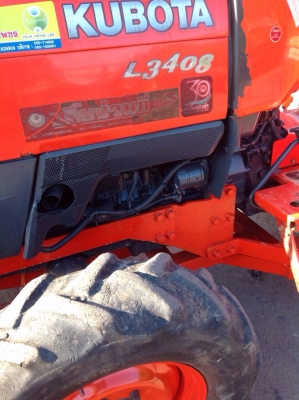แทรกเตอร์คูโบต้า 3408 สภาพดีพร้อมใช้งานมีผานดันหน้าและโรตารี่ แทรกเตอร์คูโบต้า 3408 สภาพดีพร้อมใช้งานมีผานดันหน้าและโรตารี่