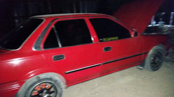 โดเรมอน สีแดง เครื่องเดิม  พร้อมโอน ทะบียนปี 58 ติดเครื่องเสียงมาใหม่