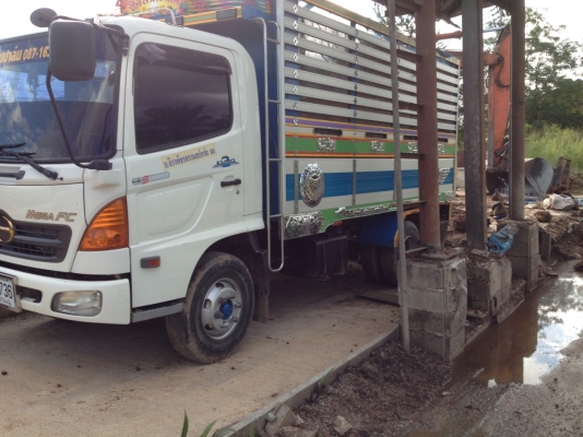 ขาย Hino Maga 150 ดั้ม กระบะปริเนียม ยาว 4.3 เมตร กว้าง2.2