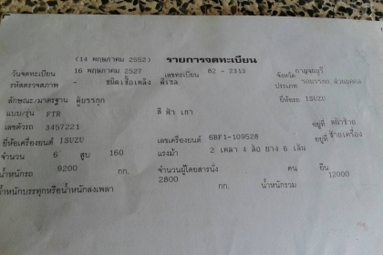 ขายรถบรรทุกหกล้อ