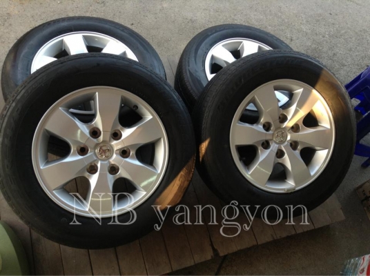 ล้อแม็ก พรีรันเนอร์ vigo champ ขอบ 16 พร้อมยาง ปี13