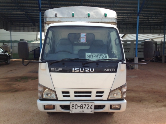 ISUZU NKR ปี 2549 เครื่อง 130 แรงเทอร์โบ 6ล้อเล็ก ยาว 4.30 เมตร