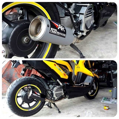 ชุดท่อFull System ชุดท่อFull System.MSX/KSR/Zoomer x/PCX.คอ-ปลาย.มีหลายรูปทรงให้เลือก.