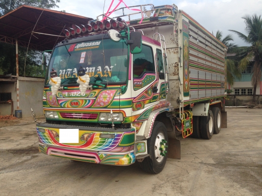 ISUZU DECA 320 กะบะอะลูมิเนียมคอกเกษตร