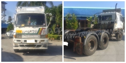 ขายยกชุด รถบรรทุก 10 ล้อ หัวลาก+ หางพื้นเรียบ 2 เพลา สามมิตร ขายยกชุด รถบรรทุก 10 ล้อ หัวลาก+ หางพื้นเรียบ 2 เพลา สามมิตร