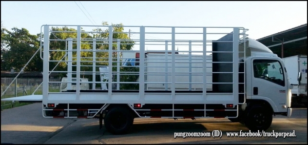 ทำกระบะเหล็กคอกไก่ NQR กระบะเหล็กสูง 2.10 ม. ยาว560ม. ฝาท้ายสูง 120 ม. กว้าง 2.30 ม. ทำกระบะเหล็กคอกไก่ NQR กระบะเหล็กสูง 2.10 ม. ยาว560ม. ฝาท้ายสูง 120 ม. กว้าง 2.30 ม.