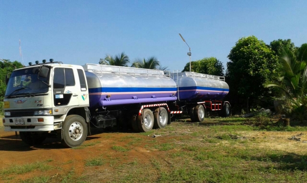 ขายรถบรรทุกน้ำเชื่อม FM3M จำนวน 2 พ่วง