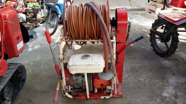 เครื่องฉีดยาแรงดัน เครื่องยนต์ HONDA G400 พร้อมสายฉีด 100 เมตร เก่าญี่ปุ่น สภาพดี เครื่องพร้อมใช้งาน เครื่องฉีดยาแรงดัน เครื่องยนต์ HONDA G400 พร้อมสายฉีด 100 เมตร เก่าญี่ปุ่น สภาพดี เครื่องพร้อมใช้งาน