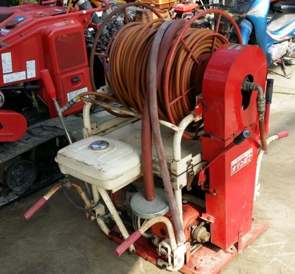 เครื่องฉีดยาแรงดัน เครื่องยนต์ HONDA G400 พร้อมสายฉีด  100 เมตร เก่าญี่ปุ่น สภาพดี เครื่องพร้อมใช้งาน