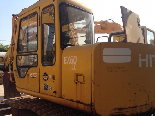 HITACHI EX 60LC ตีนเป็ด เดิมๆทุกอย่างรถเก่านำเข้าจากญี่ปุ่นไม่เคยใช้งานในไทย  สภาพพร้อมลุยงาน   รถขุด HITACHI EX 60LC ตีนเป็ด  ราคา : 750,000 บาท