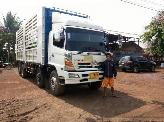 ขายHino พ่วงกระเกษตรไม่ดั้ม รถสวยพร้อมใช้ ราคา1,750,000฿