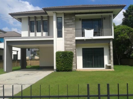 HOT ขายบ้านเดี่ยว หมู่บ้าน ฮาบิเทีย ปัญญาอินทรา 2 เนื้อที่ 112 ตรว