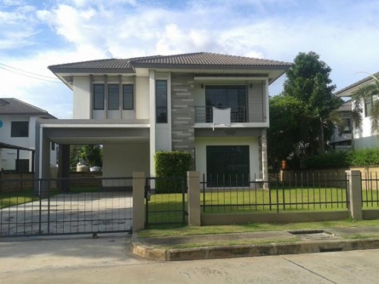 HOT ขายบ้านเดี่ยว หมู่บ้าน ฮาบิเทีย ปัญญาอินทรา 2 เนื้อที่ 112 ตรว