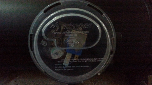 ขายชุดแก็สหัวฉีดพร้อมถังมัลติวาวล์สภาพดีราคาถูก1ชุด