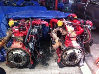 ขายเครื่องยนต์ แดวูส์ ฮุนได นำเข้าจากเกาหลี  เครื่องขนาด 320 แรงม้า