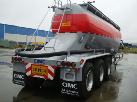 รถเทรลเลอร์ bulk cement 3 เพลาใหม่ ไม่ยก 32 cu.m ราคา 930,000  ติดต่อคุณนริศ 081-733-5156