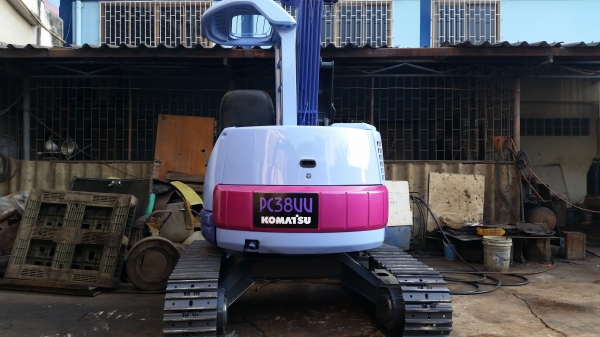 รถขุด KOMATSU รุ่น PC38UU-2- แทร็กเหล็ก มือสองญี่ปุ่น