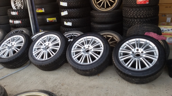 ขายล้อBENZแท้ขอบ17พร้อมยางชุดละ17500