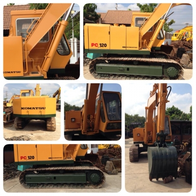 MODEL KOMATSU PC120-2 เชคนอก ราคาคุยได้นะคะเจ้าของใจดี รถนำเข้าจากญี่ปุ่นไม่เคยใช้งานในไทย พร้อมใบอินวอย สภาพพร้อมลุยงาน SERIAL PC120-2 - 15108 ENGINE 4D1052-154131 ราคา  750,000  บาท