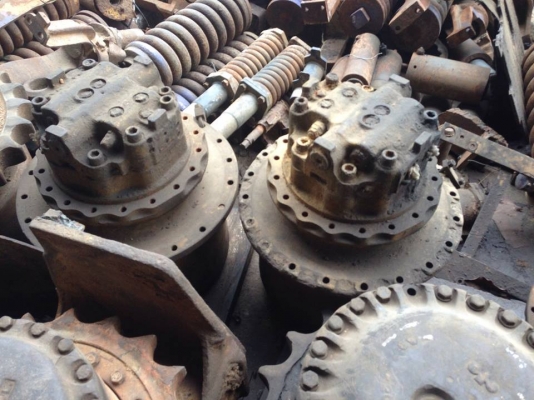 อะไหล่  ตัวเดิน มอเตอร์ตัวเดิน  รถแบคโฮ