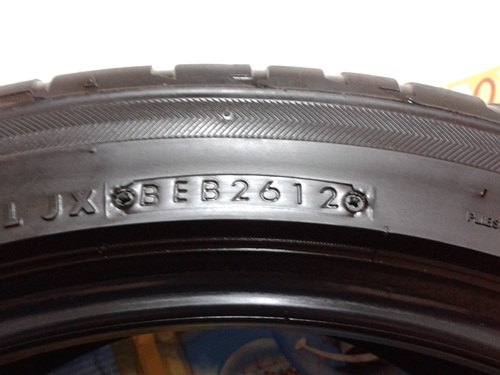 ยาง,245-40-18 BRIDGESTONE'S001 ดอกหนาปี12หนึงคู่ 4,800