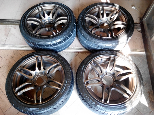 ล้อ MR2ขอบ17 น8ล9 6รู พร้อมยาง