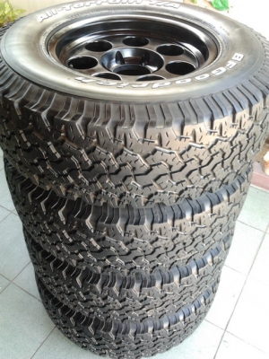 ล้อ Piaa + BF All 265/75/16 ปี09 สวยๆ 1ชุด