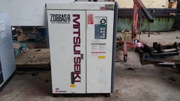 ปั๊มลมสกรู  เก่าญี่ปุ่น  MITSUI SEIKI    ขนาด 10 แรง สภาพสวย  พร้อมใช้งาน