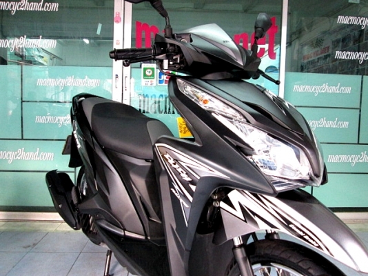 CLICK 125 i รุ่น racing ระบบ combibrake สีดำด้าน รถเดือน พฤศจิกายน ปี 56 ไมล์ 8 พันโล ของแถม 2 รายการ 35900