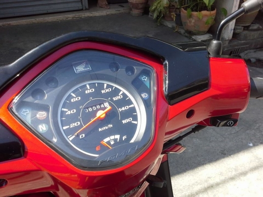 Wave 110i ปี 57 สตาร์ทมือ สีแดง ดำ สวยกริ๊บๆ พอๆป้ายแดง เอกสารจำนำครบ โอนไม่ได้