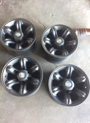 ขายล้อเล็บเหยี่ยว ขอบ15 6รู139 กว้าง7.5 ออฟ-3 หายาก สวยๆ