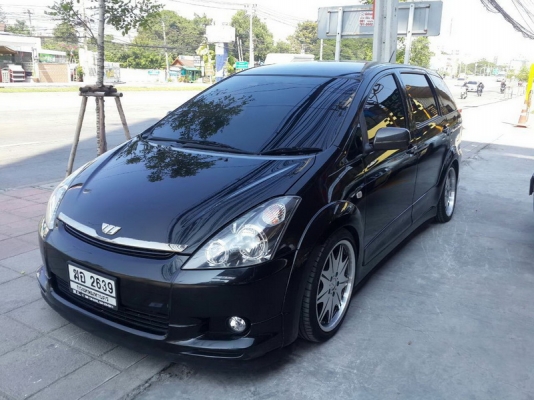 TOYOTA WISH ปี 2004 ขายรถสวย ARIBAG คู่ เบรคระบบ ABS กระจกไฟฟ้า เบาะหนัง แอร์เย็น ระบบไฟใช้งานปกติ เครื่องดี ช่วงล่างแน่น ล้อ MAX แต่งสวยๆ ภายในสวย สีสวย รถพร้อมใช้งาน จัดไฟแนนได้