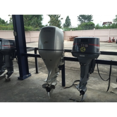 ขายเครื่องยนต์เรือมือสอง Honda BF225 4จังหวะ 6สูบ