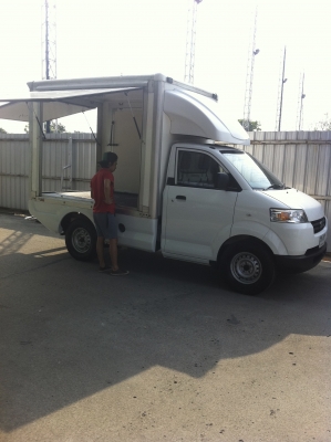 ขายดาวน์ suzuki carry ตู้หลังทำเป็นร้านค้าเปิดได้สามด้าน