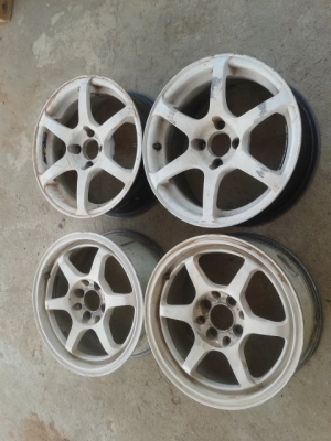 ล้อแม็กขอบ15" 4รู-100 ส่งได้ทั่วไทย