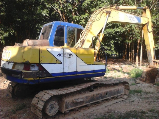 ***ขายแล้วครับขอบคุณ Truck2hand ขายแบคโฮยอดนิยม ราคาเบาๆ KOBELCO MARK3 SK120 ไฟฟ้าตัด กล่อง/จอ มี เครื่องเดิม ปั้มเดิม เครื่องดี ปั้มดี ปรับเพรสเชอร์หน่อย บูมอาร์มดี สวยไม่ปะไม่ดาม เอวดีแน่นดี ช่วงล่าง70-80\% โซ่ดี แทร็กดีครบ สป็อคเก็ตใช้ได้อีกยาว เฟรมดีหน