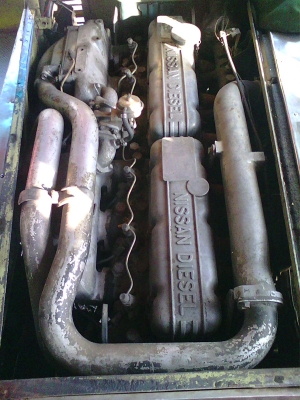 ขายเครื่องนิสสัน  PE  เทอร์โบ  ท่ออ้อม  เกียร์ตาราง