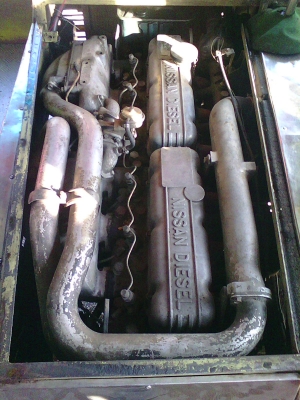 ขายเครื่องนิสสัน  PE  เทอร์โบ  ท่ออ้อม  เกียร์ตาราง