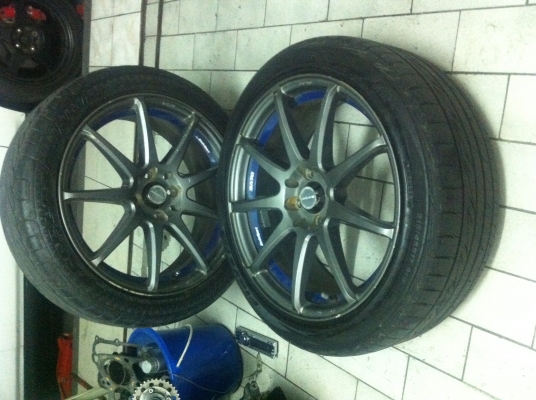 ล้อwedsport sa70 4/100.114ขอบ17พร้อมยาง4วง