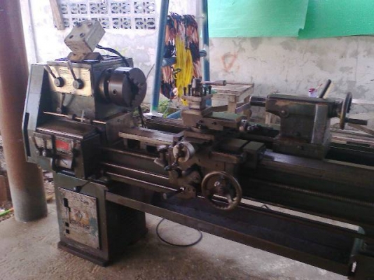 แท่นกลึง 6 ฟุต 3 เพลา เกียร์บล็อก พร้อมใช้ไฟบ้าน ด่วน !!!! 85,000