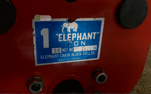 ขายรอกค้างคาว ELEFHANT 1TON. สำหรับวิ่งบนเหล็ก Made in japan.