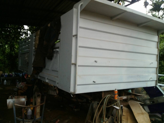 กระบะดั้มสามมิตร 6 ม.ครบชุด คัสซีกว้าง84-85ซม. ทำใหม่หมด บูชสลักใหม่.. สวย...