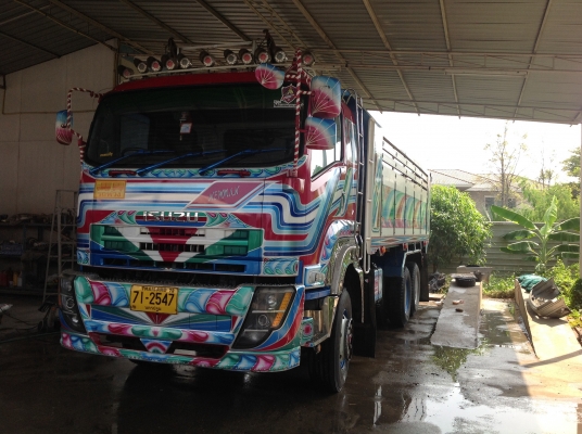 ขาย 10 ล้อดั๊มพ์ 2 เพลา  ISUZU FXZ 360 แรงม้า ปี 2013