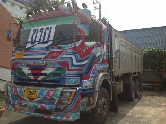 ขาย 10 ล้อดั๊มพ์ 2 เพลา  ISUZU FXZ 360 แรงม้า ปี 2013