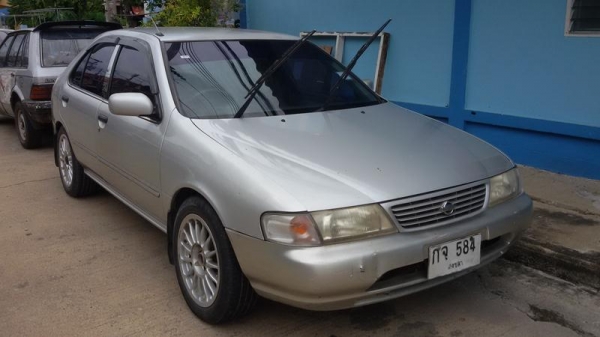 Nissan Sunny B14 ปี97 เครื่องเดิม ช่วงล่าง เบรค ดีมากๆ กล้าท้าลอง สีดีเดิมๆ แอร์เย็น เพาเวอร์ กระจกไฟฟ้า ล้อแม็ก16 เครื่องเสียง เอกสารพร้อมโอน ทะเบียน พ.ค 58