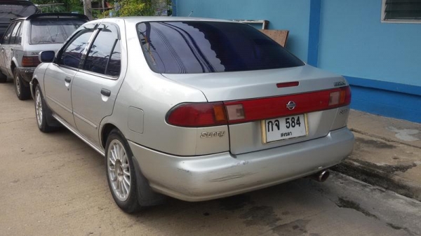Nissan Sunny B14 ปี97 เครื่องเดิม ช่วงล่าง เบรค ดีมากๆ กล้าท้าลอง สีดีเดิมๆ แอร์เย็น เพาเวอร์ กระจกไฟฟ้า ล้อแม็ก16 เครื่องเสียง เอกสารพร้อมโอน ทะเบียน พ.ค 58