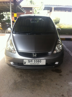 2004 HONDA, JAZZ 1.5 S โฉม JAZZ แรก สีบรอนซ์เงิน เกียร์ออโต้