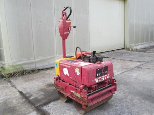 รถบดเดินตาม SAKAI HV60ST และ MIKASA MRH-600DS สตาร์ท 2 ระบบ นำเข้าจากญี่ปุ่น สภาพดีพร้อมใช้ เดิมๆทั้งคัน