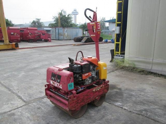 รถบดเดินตาม SAKAI HV60ST และ MIKASA MRH-600DS สตาร์ท 2 ระบบ นำเข้าจากญี่ปุ่น สภาพดีพร้อมใช้ เดิมๆทั้งคัน